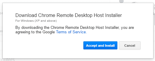 Chrome Remote Desktop Host Is Offline
